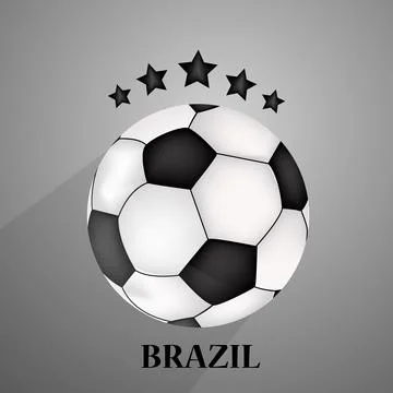 Illustration of elements of Soccer background Stock Illustration
