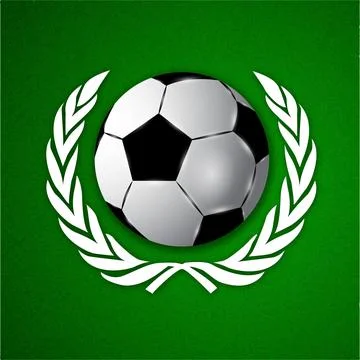 Illustration of elements of Soccer background 스톡 일러스트