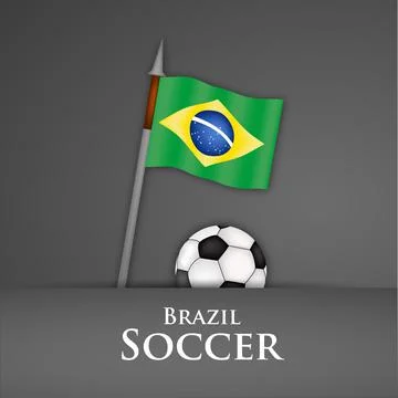 Illustration of elements of Soccer background Stock Illustration