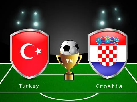 Illustration of elements of Soccer background Stockillustratie