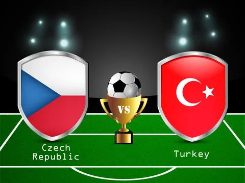 Illustration of elements of Soccer background Stockillustratie