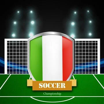 Illustration of elements of Soccer background イラスト素材