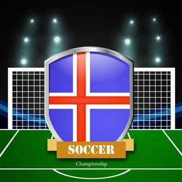 Illustration of elements of Soccer background イラスト素材