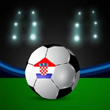 Illustration of elements of Soccer background Illustrazione stock
