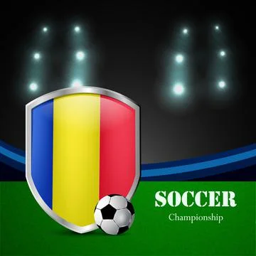 Illustration of elements of Soccer background イラスト素材