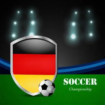 Illustration of elements of Soccer background イラスト素材