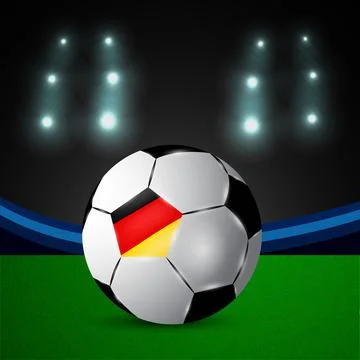 Illustration of elements of Soccer background イラスト素材