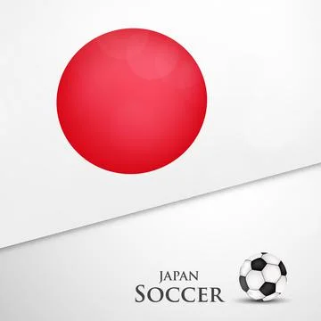 Illustration of elements of Soccer background イラスト素材