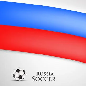 Illustration of elements of Soccer background 스톡 일러스트