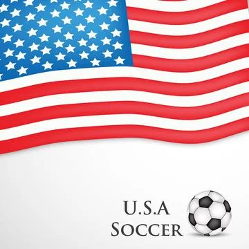 Illustration of elements of Soccer background イラスト素材