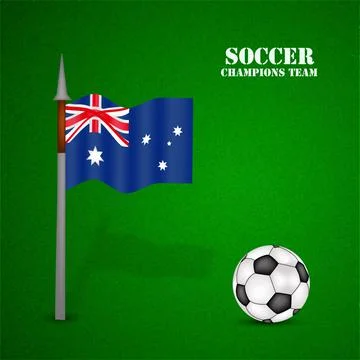 Illustration of elements of Soccer background イラスト素材