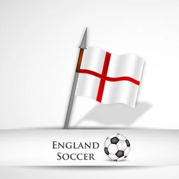 Illustration of elements of Soccer background Illustrazione stock