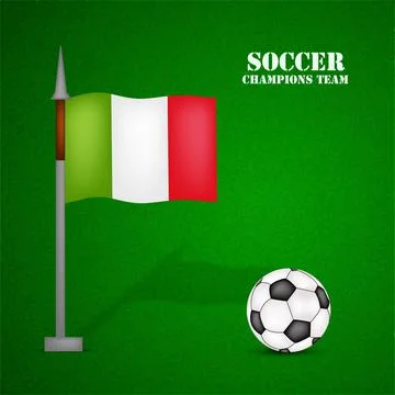 Illustration of elements of Soccer background イラスト素材