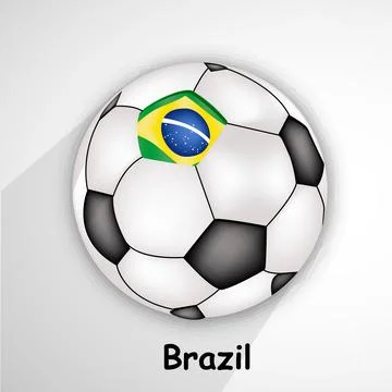 Illustration of elements of Soccer background 스톡 일러스트