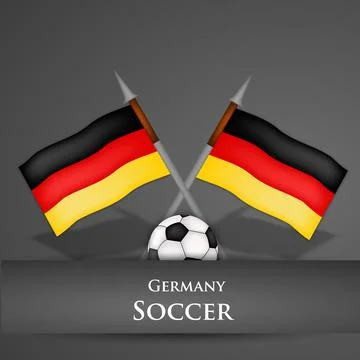 Illustration of elements of Soccer background Stock Illustration