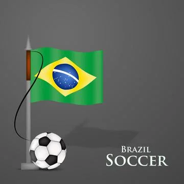 Illustration of elements of Soccer background イラスト素材