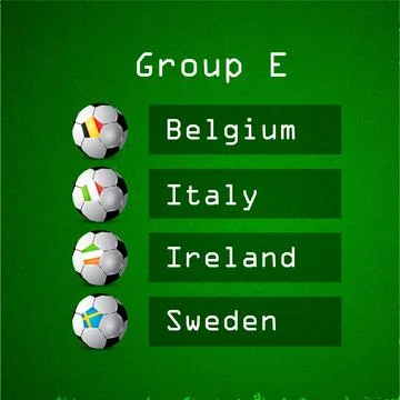 Illustration of elements of Soccer background Illustrazione stock