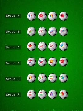 Illustration of elements of Soccer background イラスト素材