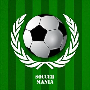 Illustration of elements of Soccer background イラスト素材