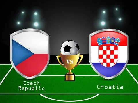 Illustration of elements of Soccer background Stock Illustration