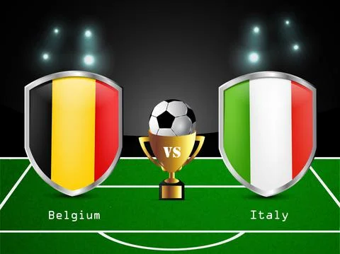 Illustration of elements of Soccer background 스톡 일러스트