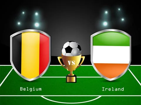 Illustration of elements of Soccer background Stock Illustration