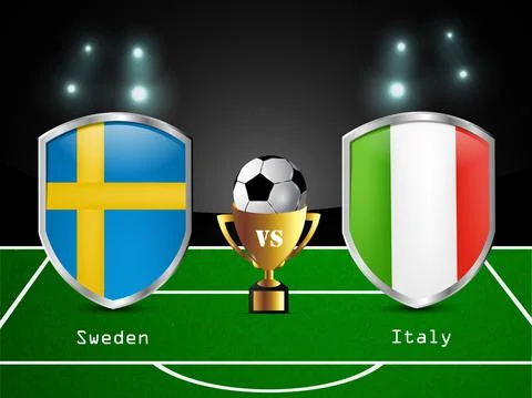 Illustration of elements of Soccer background Stock Illustration