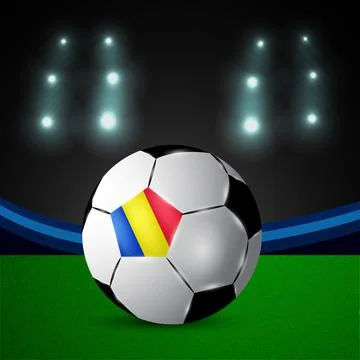 Illustration of elements of Soccer background イラスト素材