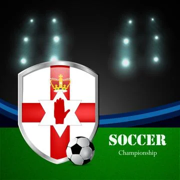 Illustration of elements of Soccer background イラスト素材