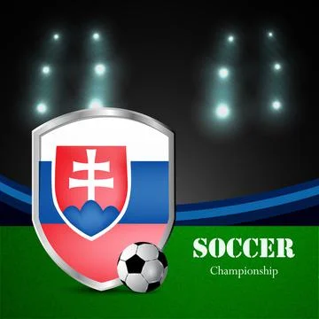 Illustration of elements of Soccer background Stockillustratie