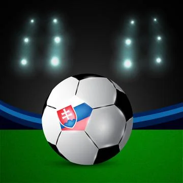Illustration of elements of Soccer background 스톡 일러스트