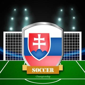 Illustration of elements of Soccer background イラスト素材