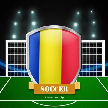 Illustration of elements of Soccer background イラスト素材