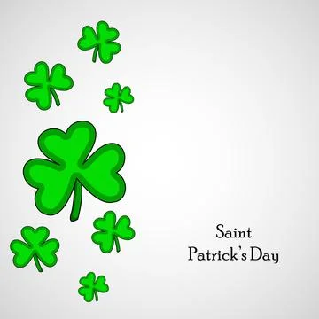 Illustration of elements of St. Patricks Day background Stock Illustration