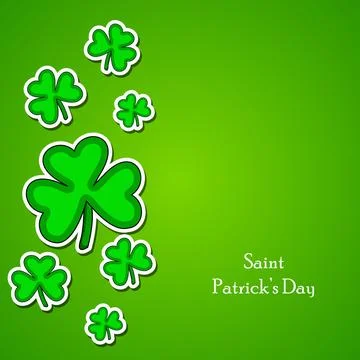 Illustration of elements of St. Patricks Day background Stock Illustration