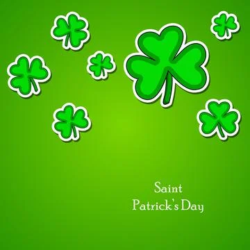 Illustration of elements of St. Patricks Day background Stock Illustration