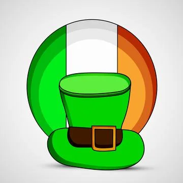 Illustration of elements of St. Patricks Day background Stock Illustration