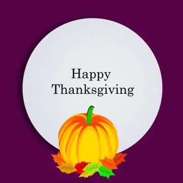 Illustration of elements of thanksgiving background Illustrazione stock