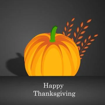 Illustration of elements of thanksgiving background Illustrazione stock