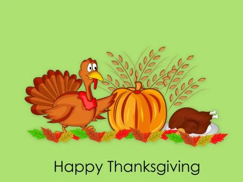 Illustration of elements of thanksgiving background Stock-Illustration