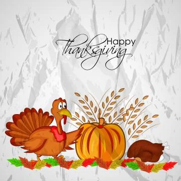 Illustration of elements of thanksgiving background 스톡 일러스트