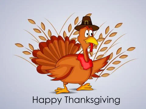 Illustration of elements of thanksgiving background Stock Illustration