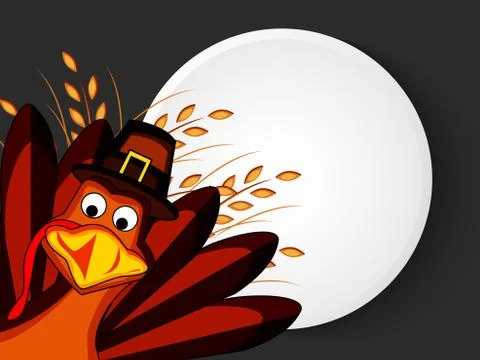 Illustration of elements of thanksgiving background Stock Illustration