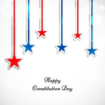 Illustration of elements of USA Constitution Day background 스톡 일러스트