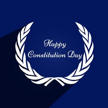Illustration of elements of USA Constitution Day background Stock Illustration