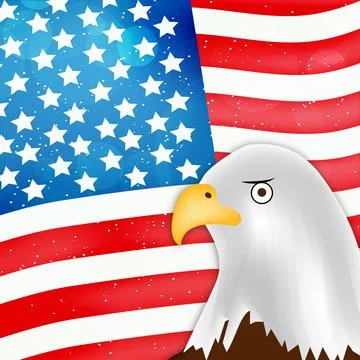 Illustration of elements of USA Constitution Day background Stock Illustration