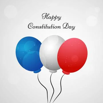 Illustration of elements of USA Constitution Day background 스톡 일러스트