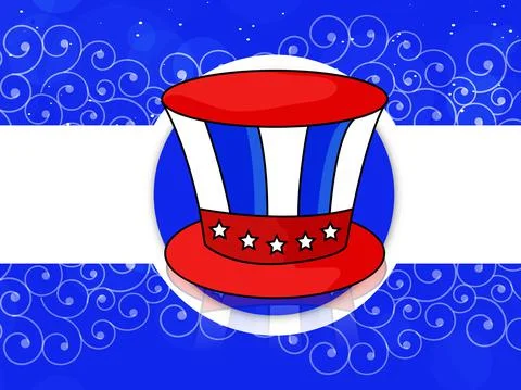 Illustration of elements of USA Constitution Day background Stock Illustration