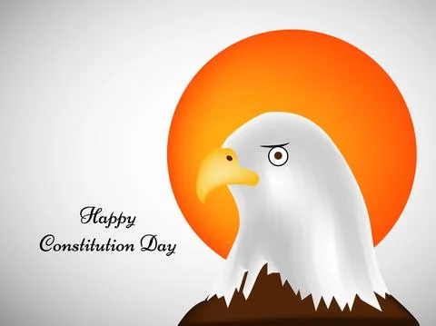 Illustration of elements of USA Constitution Day background 스톡 일러스트