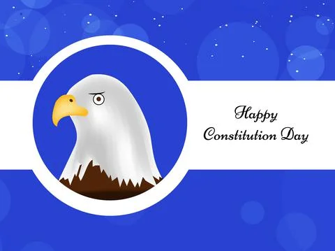 Illustration of elements of USA Constitution Day background イラスト素材